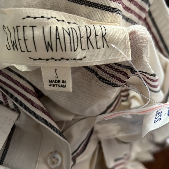 Sweet Wanderer Striped Shirt - Picture 4 of 10